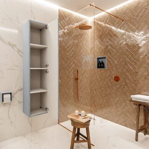 MONDIAZ BEAM 160cm kolomkast kleur Plata met 2 deuren