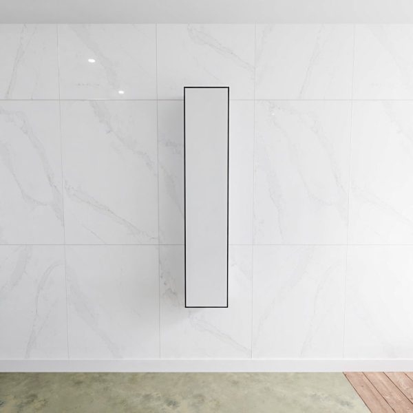 MONDIAZ LAGOM solid surface kolomkast 150 in kleur urban linksdraaiend.
