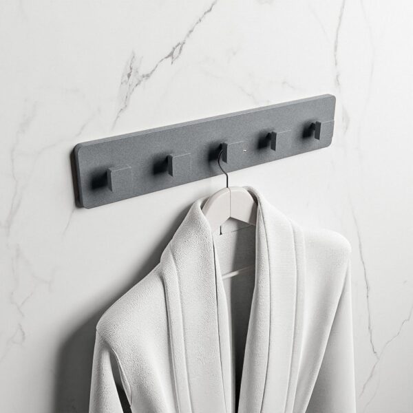 MONDIAZ EASY Handdoekhaakjes 45cm solid surface kleur Plata