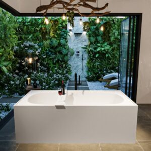 MONDIAZ FREEZE vrijstaand bad 180x85cm kleur Linen / Talc