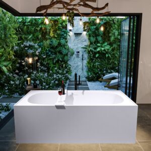 MONDIAZ FREEZE vrijstaand bad 180x85cm kleur Cale / Cale