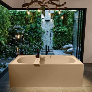 MONDIAZ FREEZE vrijstaand bad 180x85cm kleur Oro / Oro