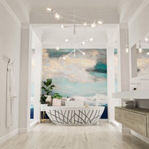 MONDIAZ HOLM DESIGN vrijstaand bad 180x85cm kleur Dark Grey / Talc
