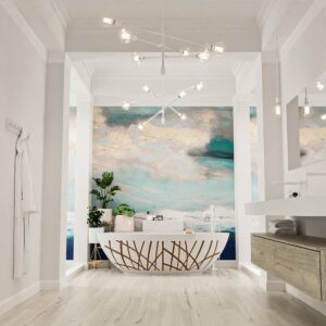 MONDIAZ HOLM DESIGN vrijstaand bad 180x85cm kleur Rust / Talc