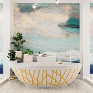 MONDIAZ HOLM DESIGN  vrijstaand bad 180x85cm kleur Ocher / Talc