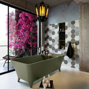 MONDIAZ LUNDY vrijstaand bad 170x75cm kleur Army / Army