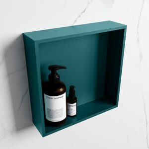 MONDIAZ EASY Nis 29,5x29,5cm in solid surface kleur Smag | Smag. 1 vak geschikt voor in- of opbouw