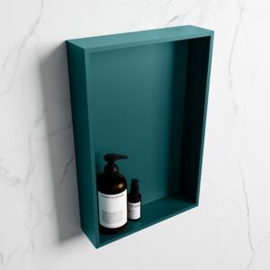MONDIAZ EASY Nis 44,5x29,5cm in solid surface kleur Smag | Smag. 1 vak geschikt voor in- of opbouw