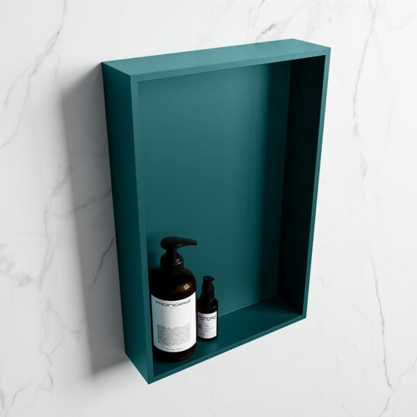 MONDIAZ EASY Nis 44,5x29,5cm in solid surface kleur Smag | Smag. 1 vak geschikt voor in- of opbouw