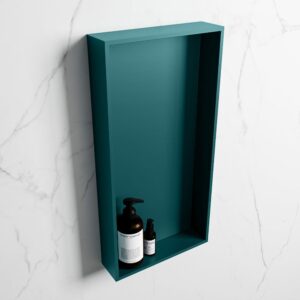 MONDIAZ EASY Nis 59,5x29,5cm in solid surface kleur Smag | Smag. 1 vak geschikt voor in- of opbouw