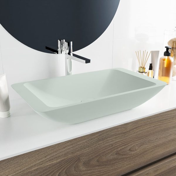 MONDIAZ TOPI Waskom solid surface 60cm kleur Greey / Greey